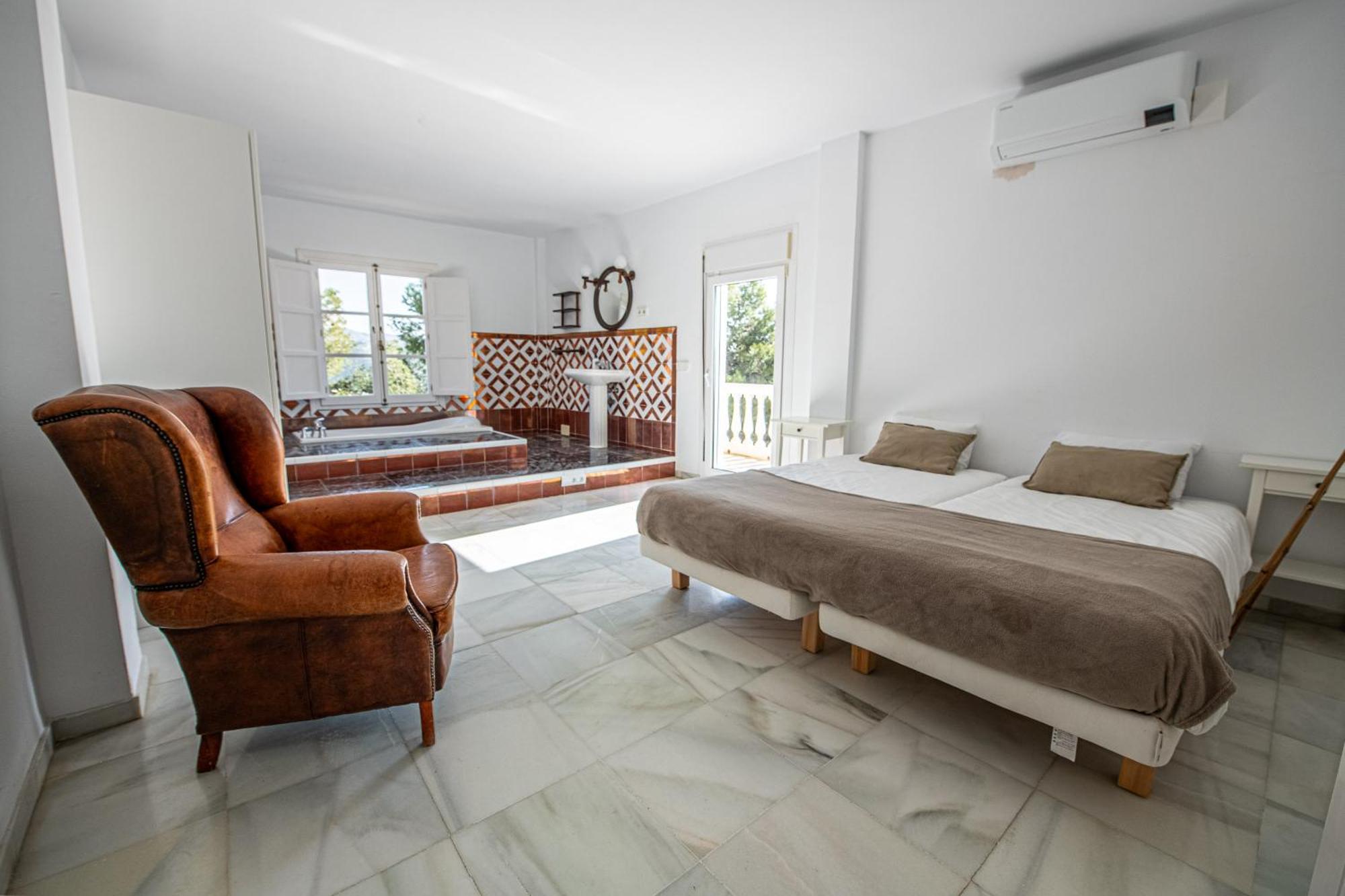 Gran villa con vistas al mar y piscina privada Málaga Esterno foto